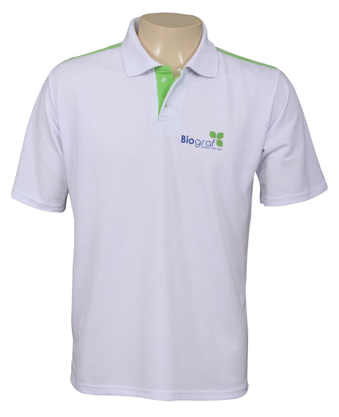 CB 305 - Camisa Polo Promocional Personalizada, Confeccionada em Malha Piquet PA, 02 Fitilhos nos Ombros, Serigrafia Peito.